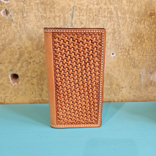 Basket Stamped Roper Wallet