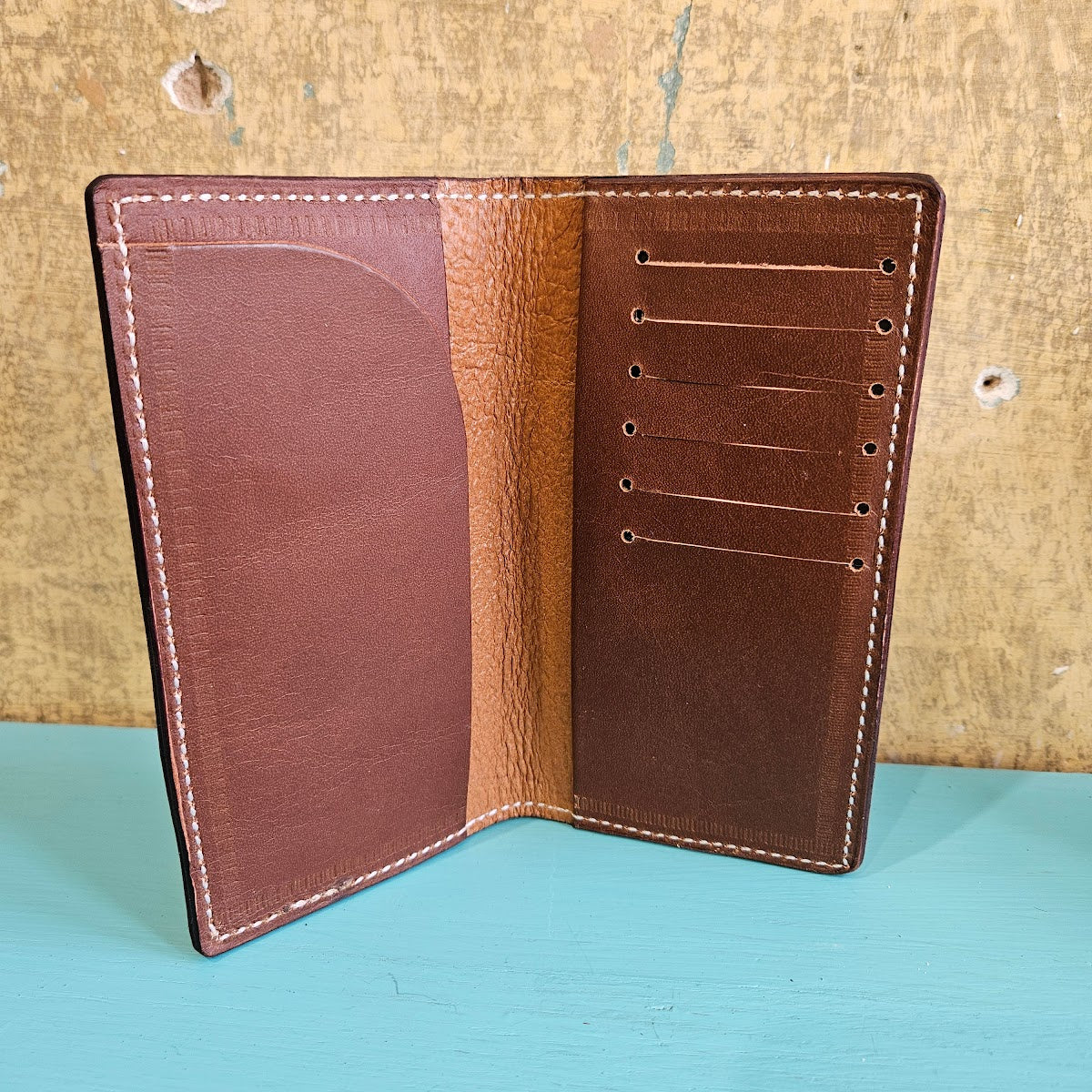 Basket Stamped Roper Wallet